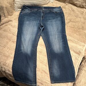 Lane Bryant plus size 28 stretch Classic bootcut Blue Women's Jeans